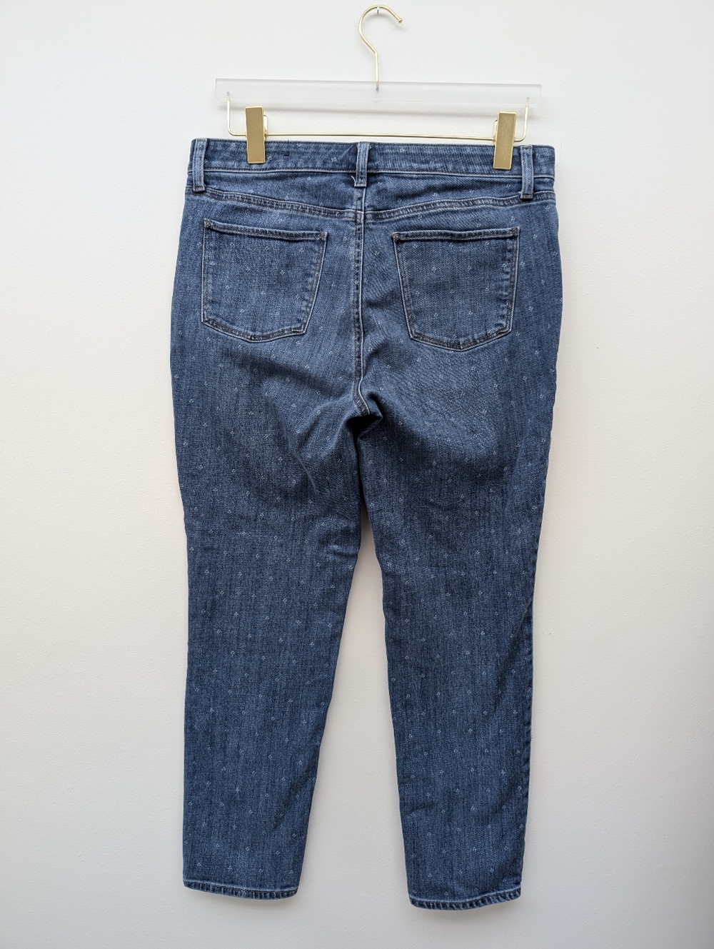 Talbot's Flawless 10 Ankle Length Classic Blue Women's Jeans - Slim Fit - Picture 4 of 7